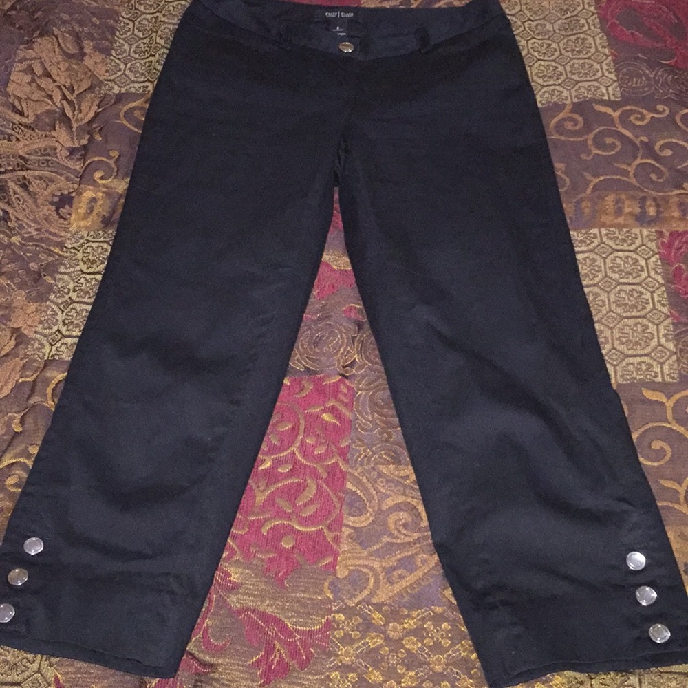 WHBM sateen cotton Capri